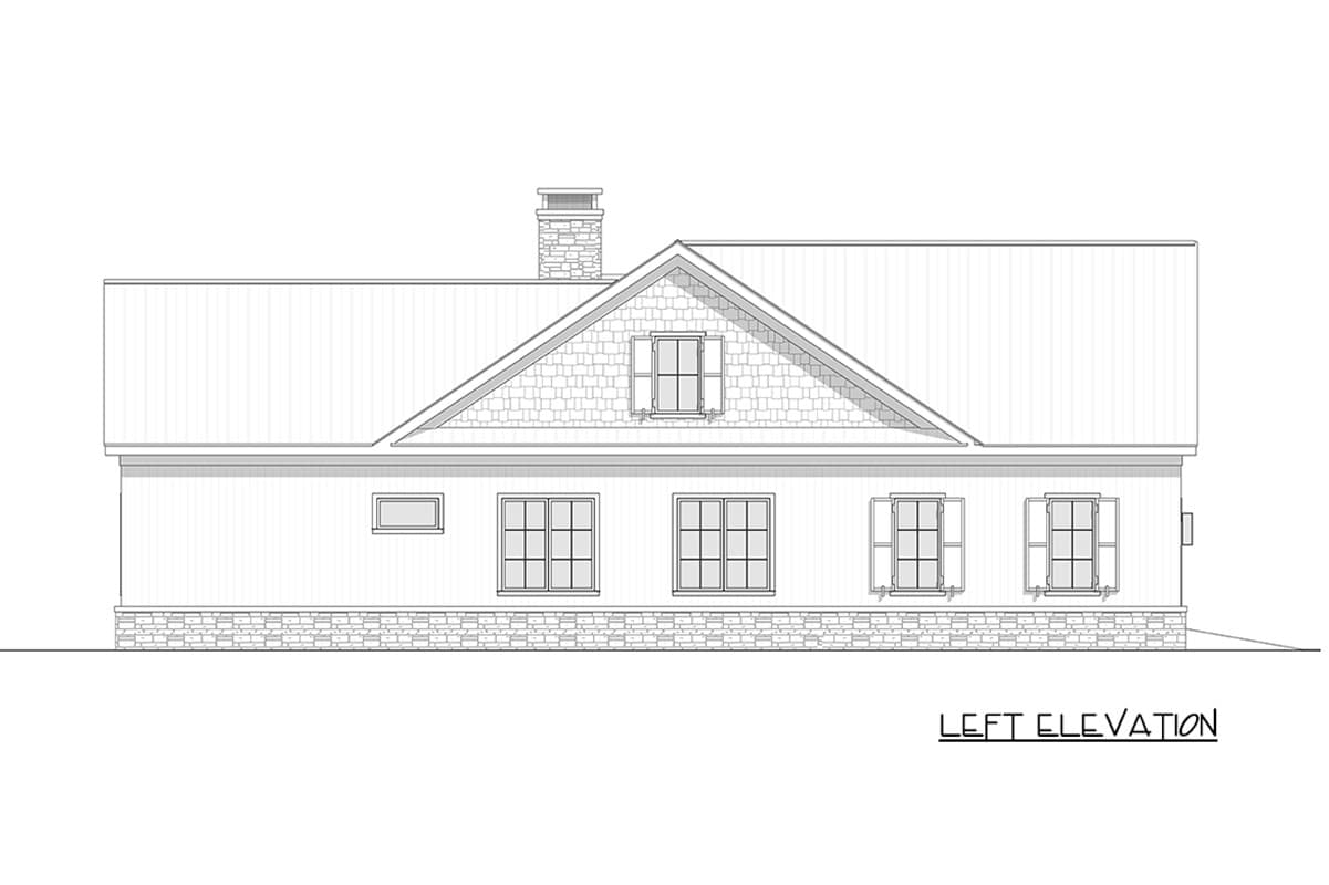 Plan 865032SHW: Modern Farmhouse Craftsman House Plan with Three Bedrooms and Vaulted Great Room - Image #13 - Craftsman, Modern Farmhouse