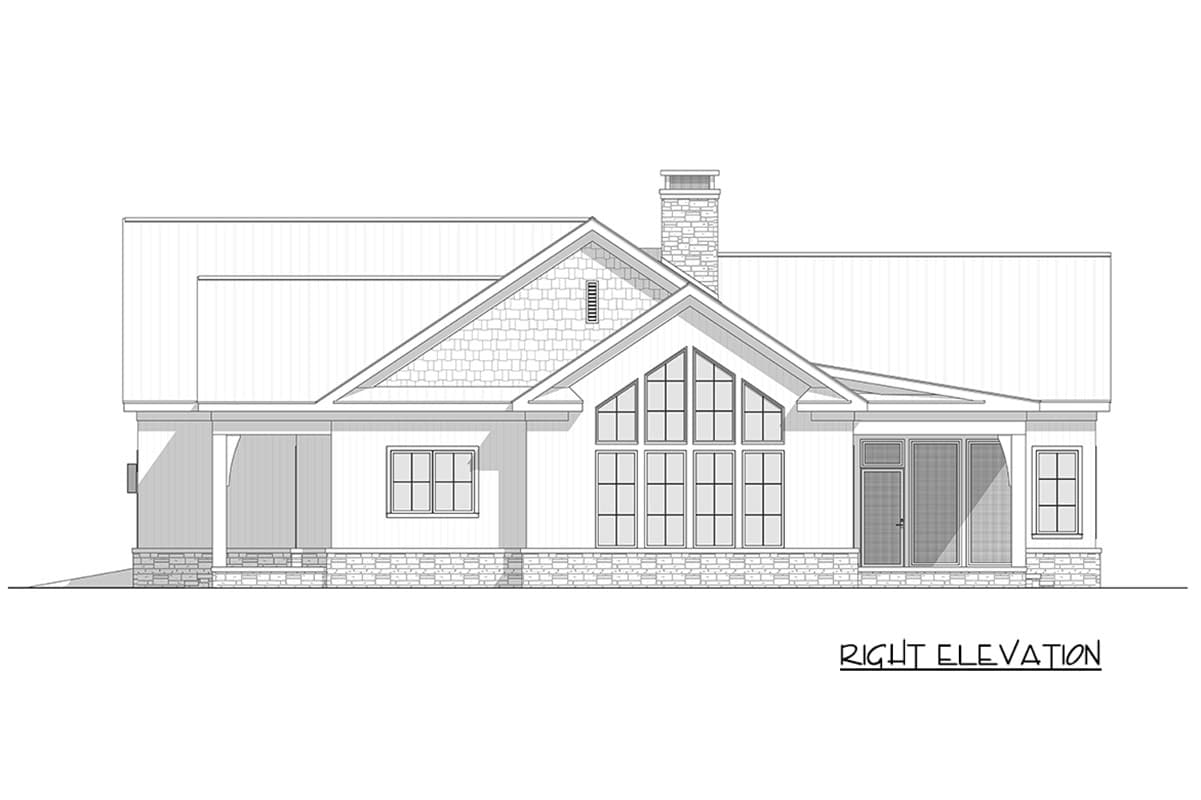 Plan 865032SHW: Modern Farmhouse Craftsman House Plan with Three Bedrooms and Vaulted Great Room - Image #15 - Craftsman, Modern Farmhouse