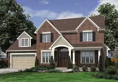 Traditional Home with Brick Exterior