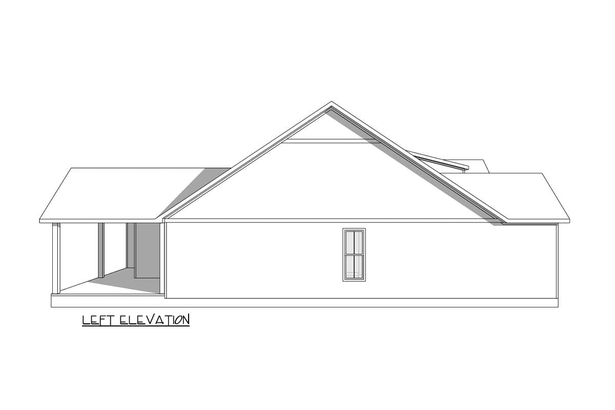 Plan 930005TLR: Modern Farmhouse House Plan with 3 Bedrooms and 2-Car Garage - Image #5 - Modern Farmhouse, New American, Southern