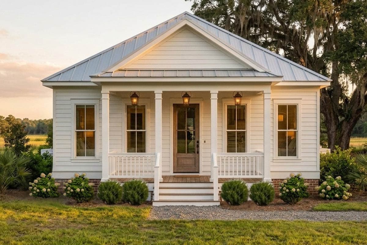 Plan image - 930006TLR:Charming Two Bedroom Southern Cottage House Plan with Front Porch