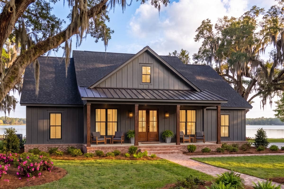 Plan 52051HZ: Charming Farmhouse House Plan with Four Bedrooms and Spacious Porch - Image #3 - Country, Craftsman, Farmhouse, Traditional