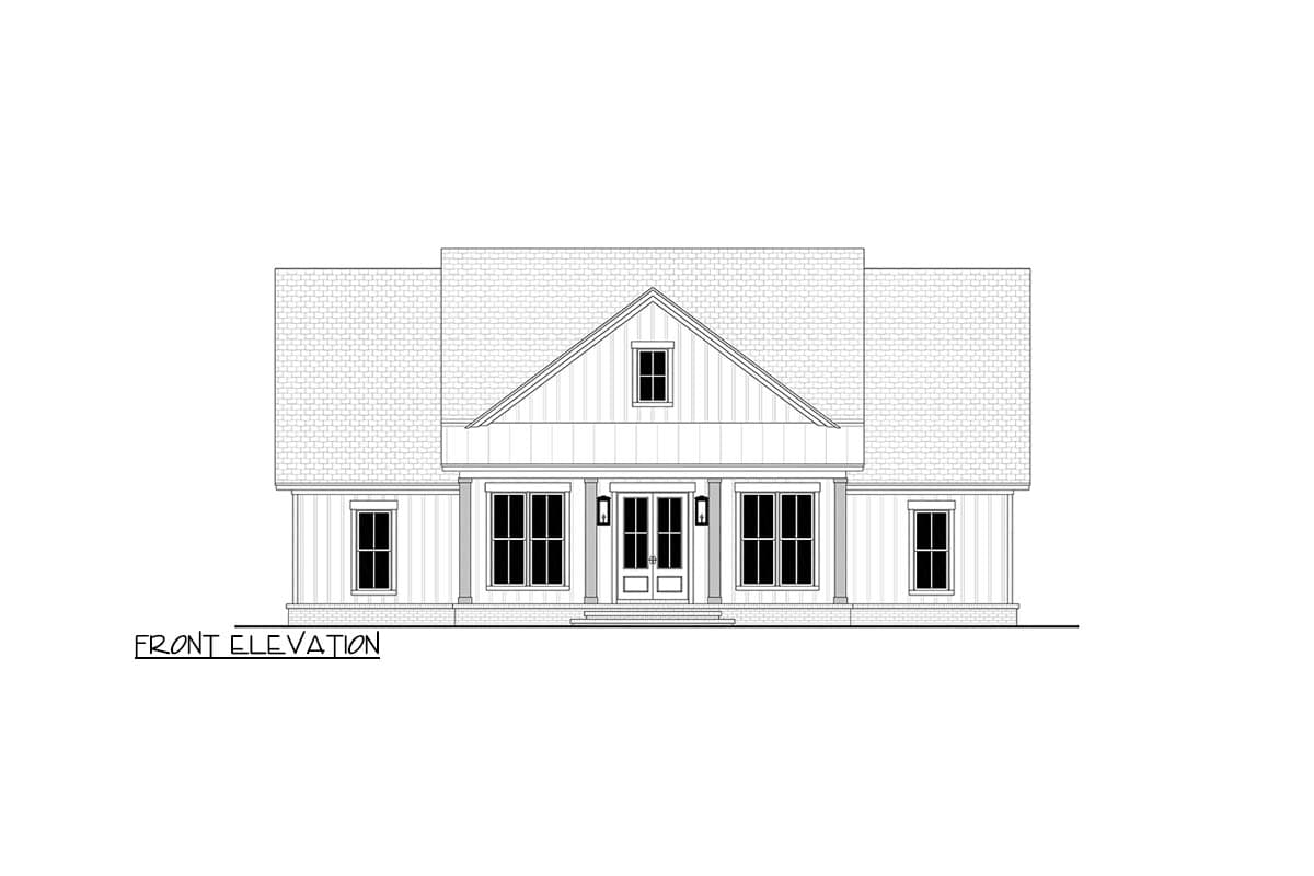 Plan 52051HZ: Charming Farmhouse House Plan with Four Bedrooms and Spacious Porch - Image #6 - Country, Craftsman, Farmhouse, Traditional