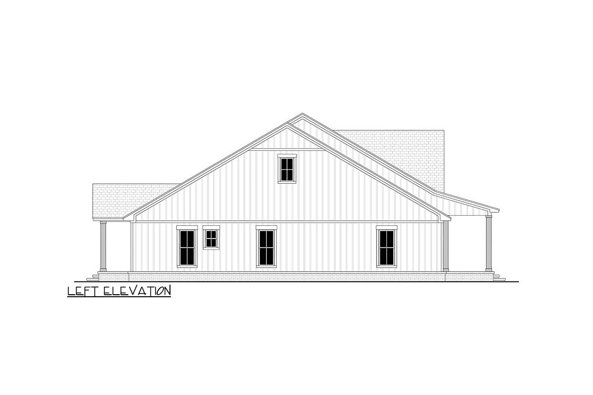 Plan 52051HZ: Charming Farmhouse House Plan with Four Bedrooms and Spacious Porch - Image #7 - Country, Craftsman, Farmhouse, Traditional