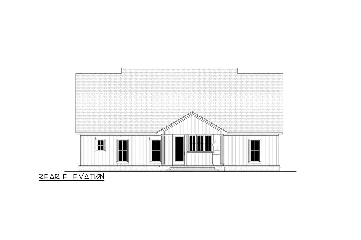 Plan 52051HZ: Charming Farmhouse House Plan with Four Bedrooms and Spacious Porch - Image #8 - Country, Craftsman, Farmhouse, Traditional