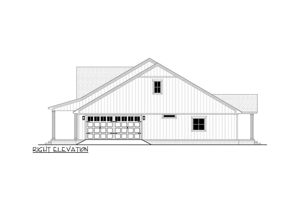 Plan 52051HZ: Charming Farmhouse House Plan with Four Bedrooms and Spacious Porch - Image #9 - Country, Craftsman, Farmhouse, Traditional