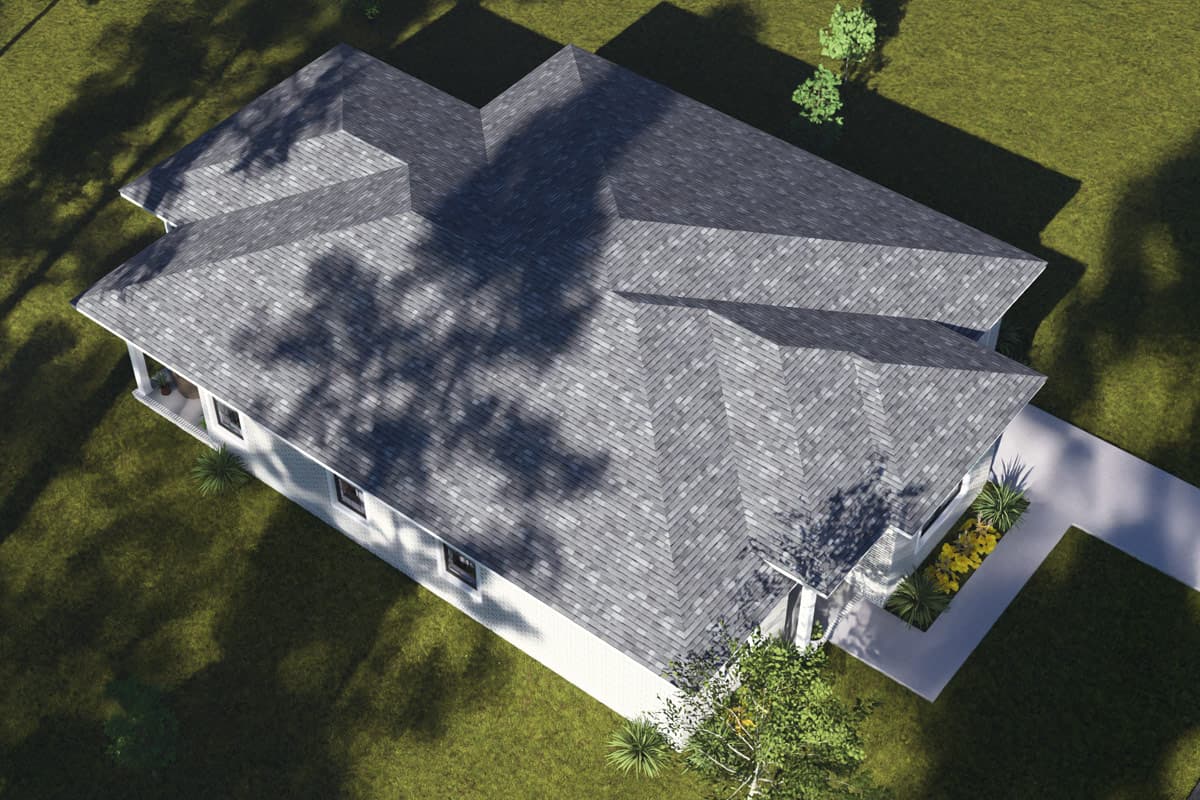 Plan 52570WM: Modern House Plan with 4 Bedrooms and Attached Tandem Garage - Image #9 - Modern, Ranch