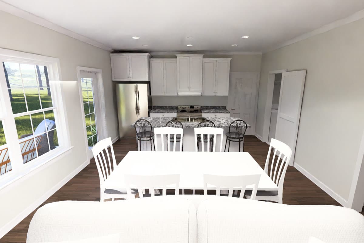 Plan 52572WM: Modern Ranch House Plan with 3 Bedrooms and 2-Car Garage - Image #11 - Craftsman, Modern, Ranch