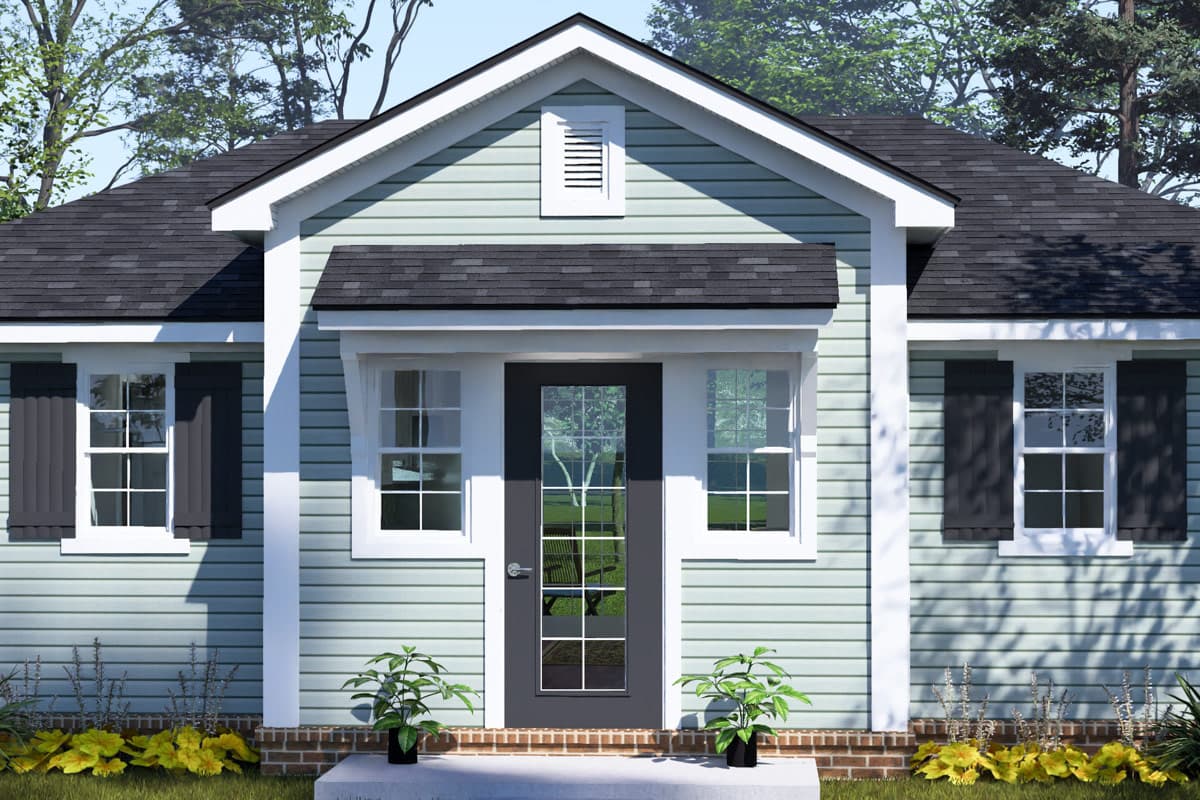 Plan 52573WM: Two Bedroom Cottage House Plan with Efficient Single Level Living - Image #5 - Cottage, Ranch