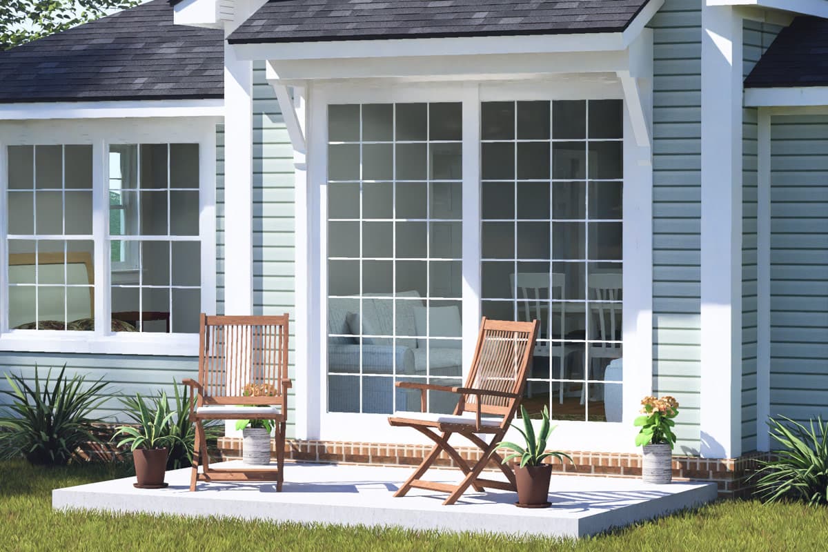Plan 52573WM: Two Bedroom Cottage House Plan with Efficient Single Level Living - Image #4 - Cottage, Ranch