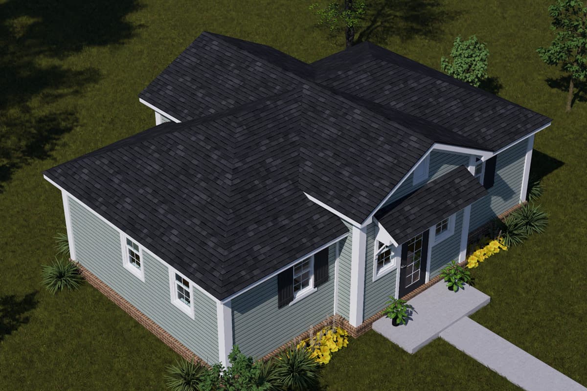 Plan 52573WM: Two Bedroom Cottage House Plan with Efficient Single Level Living - Image #10 - Cottage, Ranch