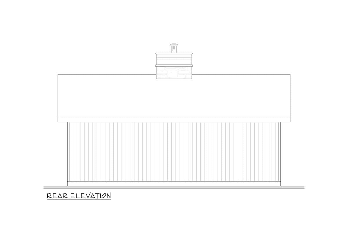 Plan 22751DR: Modern Cabin House Plan with Two Bedrooms and Wraparound Porch - Image #2 - Cabin, Modern