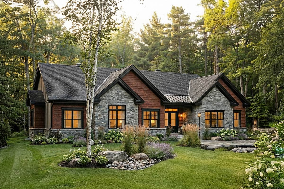 Plan image - 22760DR:Craftsman Northwest House Plan with Three Bedrooms and Two-Car Garage