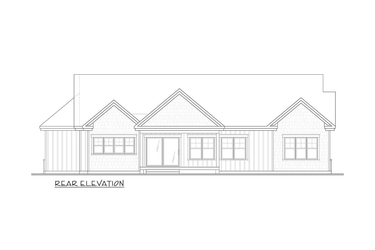 Plan 22760DR: Craftsman Northwest House Plan with Three Bedrooms and Two-Car Garage - Image #2 - Craftsman, New American, Northwest