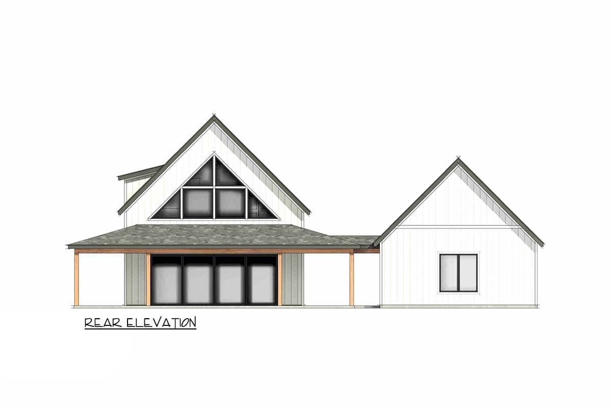Plan 818211JSS: Modern Farmhouse House Plan with 3 Bedrooms and Wraparound Porch - Image #8 - Country, Craftsman, Farmhouse, Modern Farmhouse, Mountain
