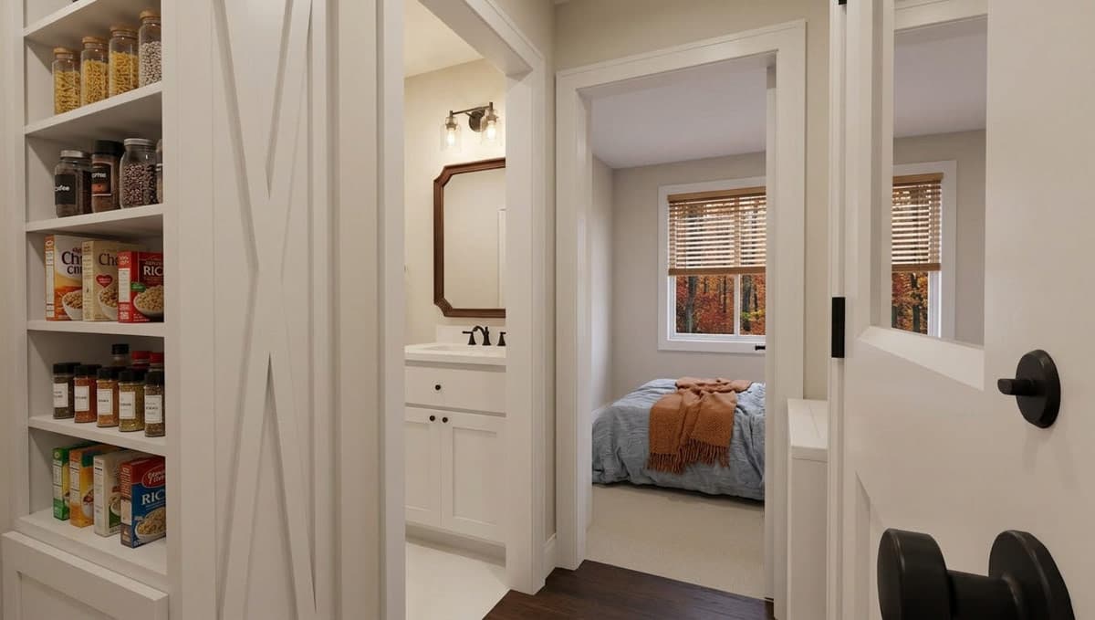 Plan 431006BOX: Boxes-Built Modern Tiny House Plan with Two Bedrooms and Loft - Image #4 - Contemporary, Modern, Mountain, Transitional, Vacation