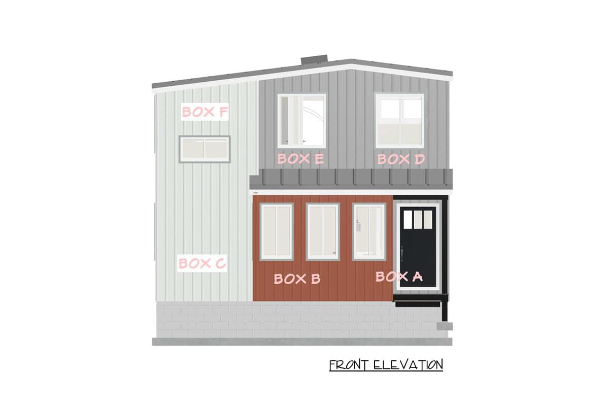 Plan 431006BOX: Boxes-Built Modern Tiny House Plan with Two Bedrooms and Loft - Image #11 - Contemporary, Modern, Mountain, Transitional, Vacation