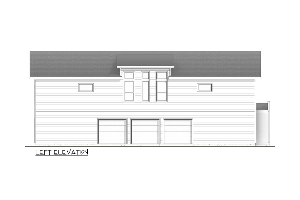 Plan 100374GHR: Traditional Triplex House Plan Featuring Three Modern Two-Bedroom Units - Image #2 - Traditional