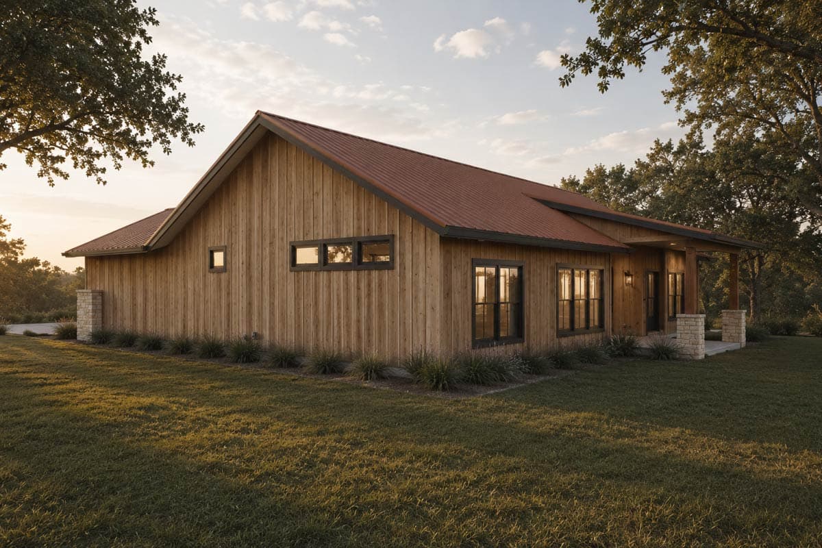 Plan 150032HRP: Three Bedroom New American Ranch House Plan with Two-Car Garage - Image #7 - Craftsman, Mountain, New American, Ranch
