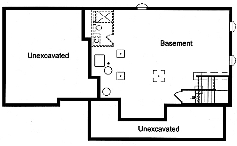 Plan 39172ST: Family Friendly Home Plan - Floor Plan - Basement - Country, Farmhouse, Traditional