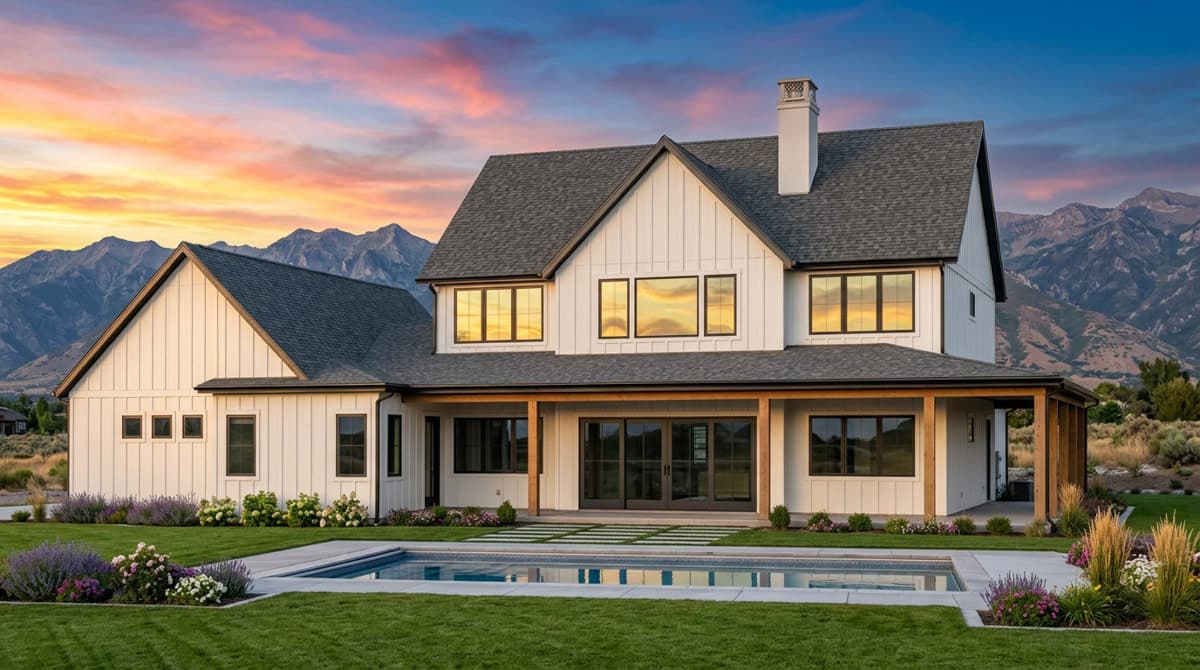 Plan 818212JSS: Spacious Modern Farmhouse House Plan with Five Bedrooms and Wraparound Porch - Image #2 - Country, Craftsman, Farmhouse, Modern Farmhouse