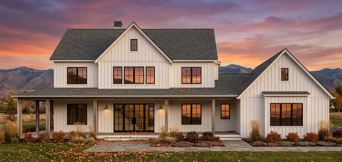 Plan 818212JSS: Spacious Modern Farmhouse House Plan with Five Bedrooms and Wraparound Porch - Image #3 - Country, Craftsman, Farmhouse, Modern Farmhouse