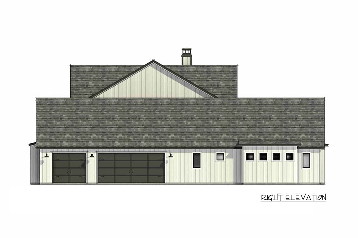 Plan 818212JSS: Spacious Modern Farmhouse House Plan with Five Bedrooms and Wraparound Porch - Image #8 - Country, Craftsman, Farmhouse, Modern Farmhouse