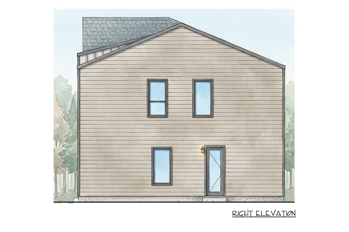 Plan 100375GHR: Transitional Two-Unit Multifamily House Plan with Three Bedrooms Per Unit - Image #4 - Contemporary, Transitional