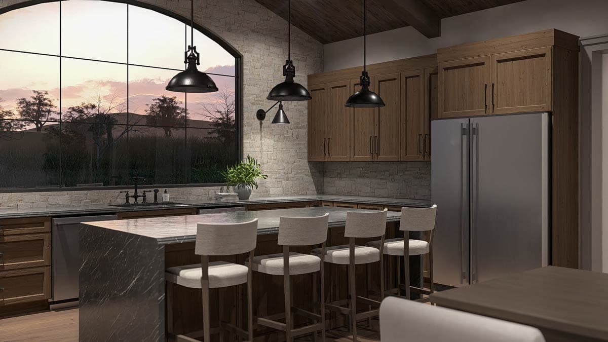 Plan 623657DJ: Hill Country House Plan with 3 Bedrooms and 3-Car Garage - Image #15 - Hill Country, New American