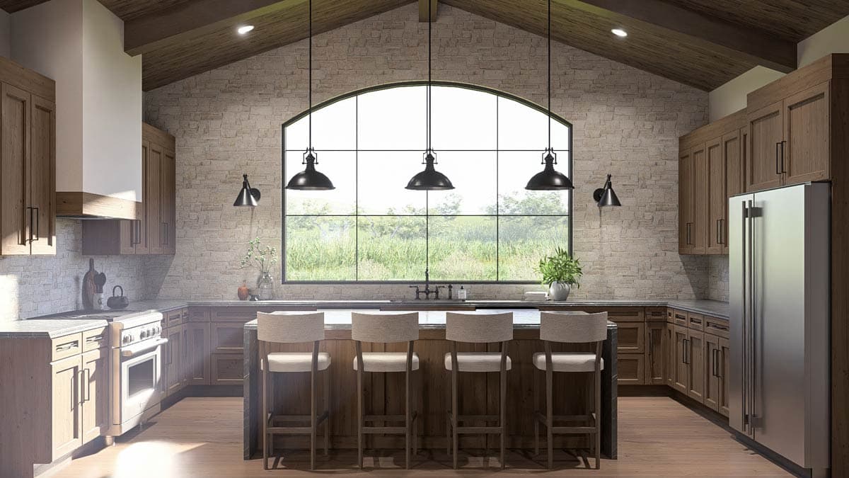 Plan 623657DJ: Hill Country House Plan with 3 Bedrooms and 3-Car Garage - Image #14 - Hill Country, New American