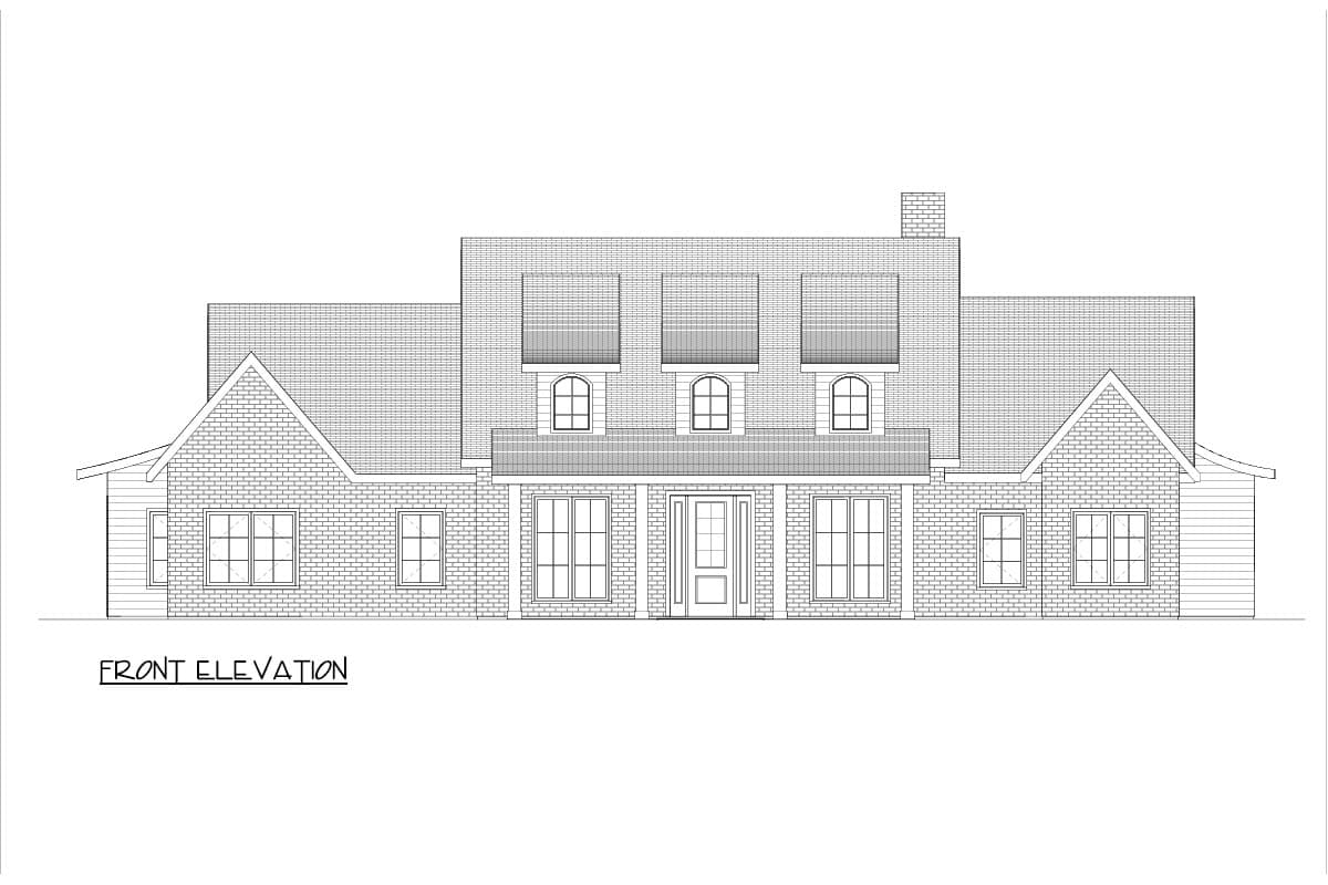 Plan 600022PDZ: Modern Farmhouse House Plan with 3 Bedrooms and 3-Car Garage - Image #8 - Modern Farmhouse, New American, Southern