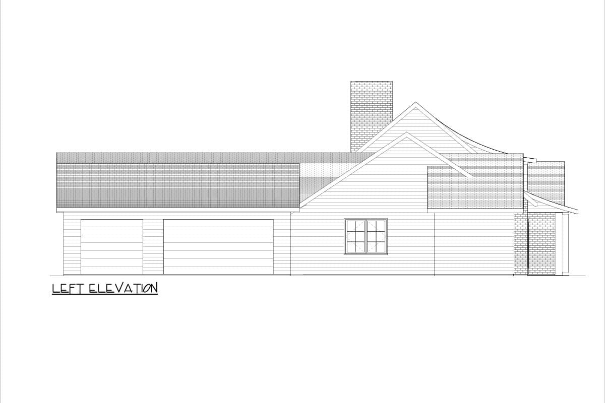 Plan 600022PDZ: Modern Farmhouse House Plan with 3 Bedrooms and 3-Car Garage - Image #10 - Modern Farmhouse, New American, Southern