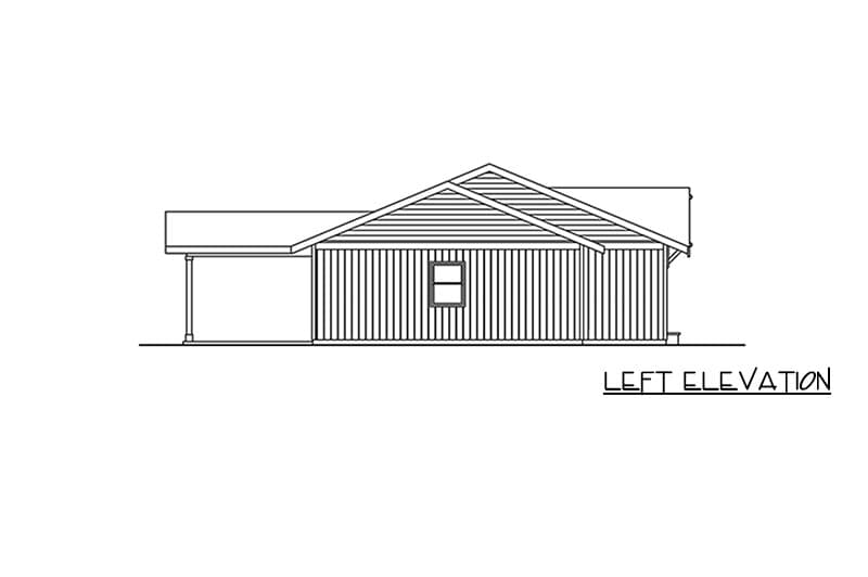 Plan 720190DA: Three Bedroom Farmhouse House Plan with Split Bedroom Layout - Image #5 - Country, Craftsman, Farmhouse, Ranch