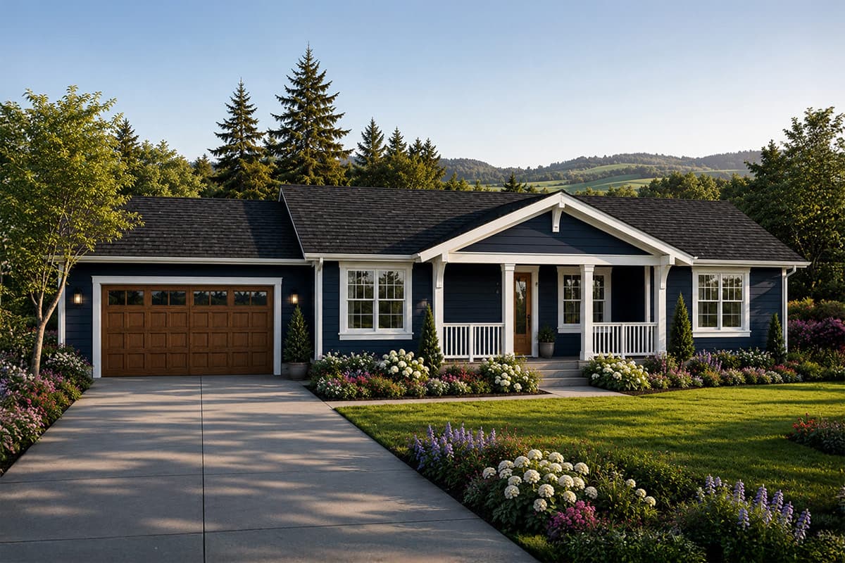 Plan 720190DA: Three Bedroom Farmhouse House Plan with Split Bedroom Layout - Image #2 - Country, Craftsman, Farmhouse, Ranch