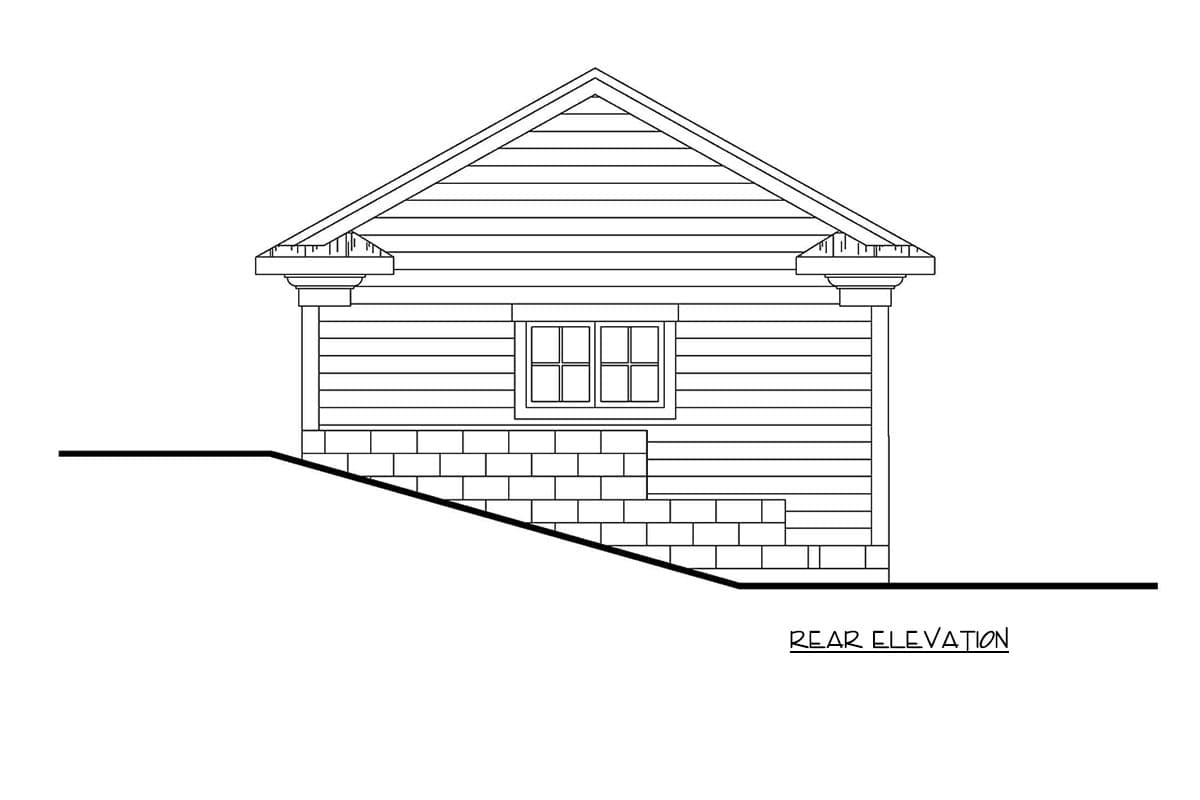 Plan 720191DA: Two-Car Detached Garage House Plan with Farmhouse Aesthetic - Image #3 - Country, Craftsman, Farmhouse