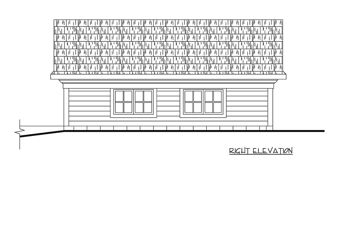 Plan 720191DA: Two-Car Detached Garage House Plan with Farmhouse Aesthetic - Image #4 - Country, Craftsman, Farmhouse