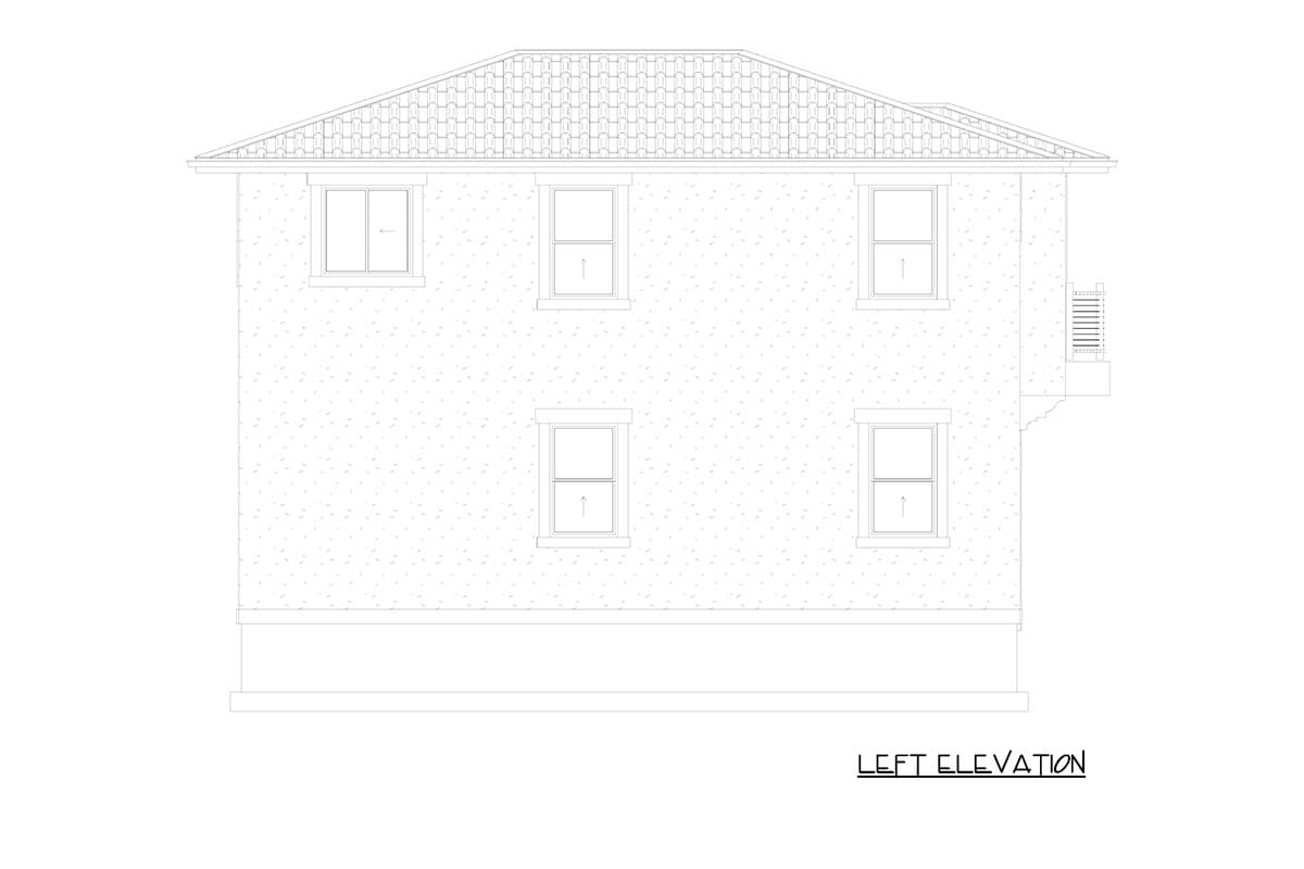 Plan 61762UT: Contemporary Mediterranean House Plan with One Bedroom and Two-Car Garage - Image #18 - Coastal, Contemporary, Mediterranean
