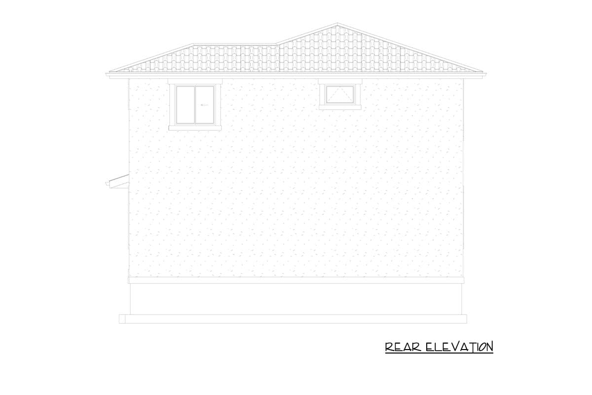 Plan 61762UT: Contemporary Mediterranean House Plan with One Bedroom and Two-Car Garage - Image #21 - Coastal, Contemporary, Mediterranean