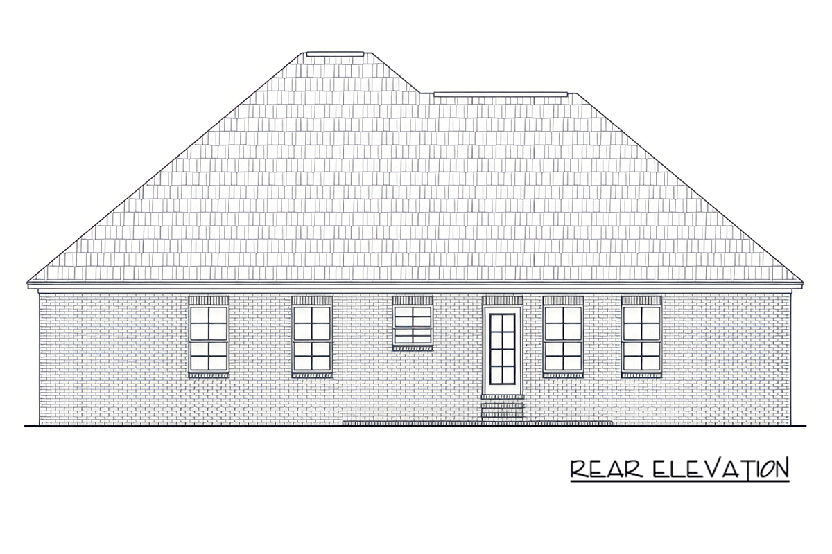 Plan 51388MM: Country Cottage House Plan with Three Bedrooms and Two Baths - Image #2 - Cottage, Country, Ranch, Traditional