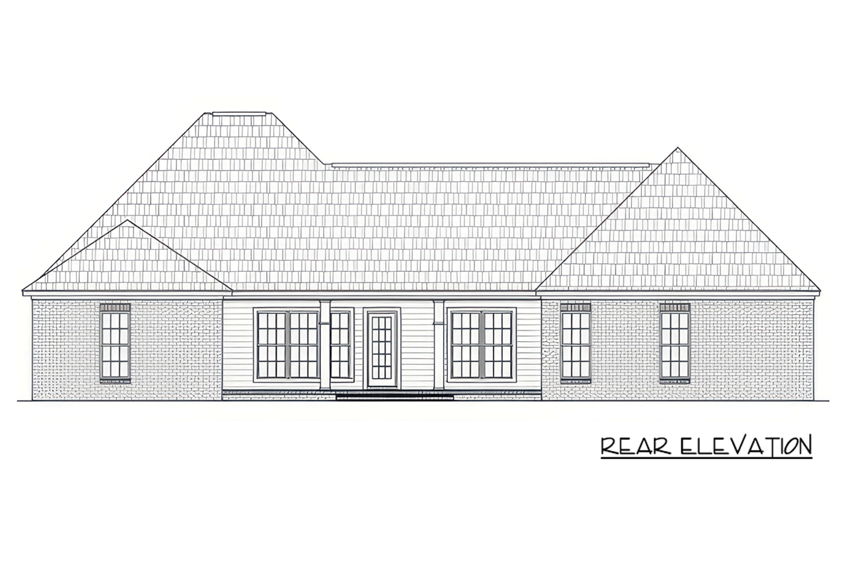 Plan 51389MM: Spacious Country Ranch House Plan with Four Bedrooms and Bonus Room - Image #2 - Country, Ranch, Traditional