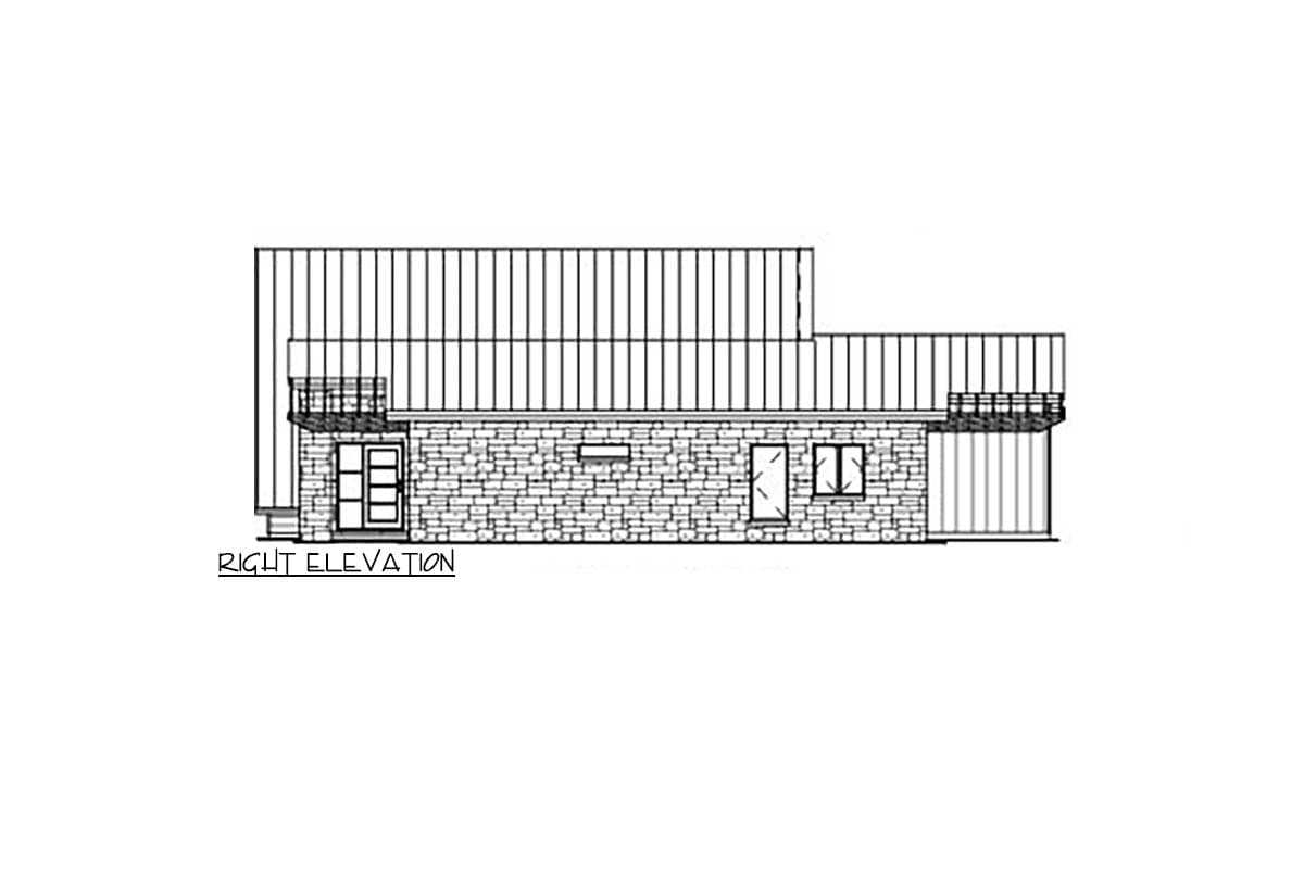 Plan 700515SND: Modern A-Frame House Plan with 3 Bedrooms and Attached Garage - Image #5 - A-Frame, Contemporary, Modern