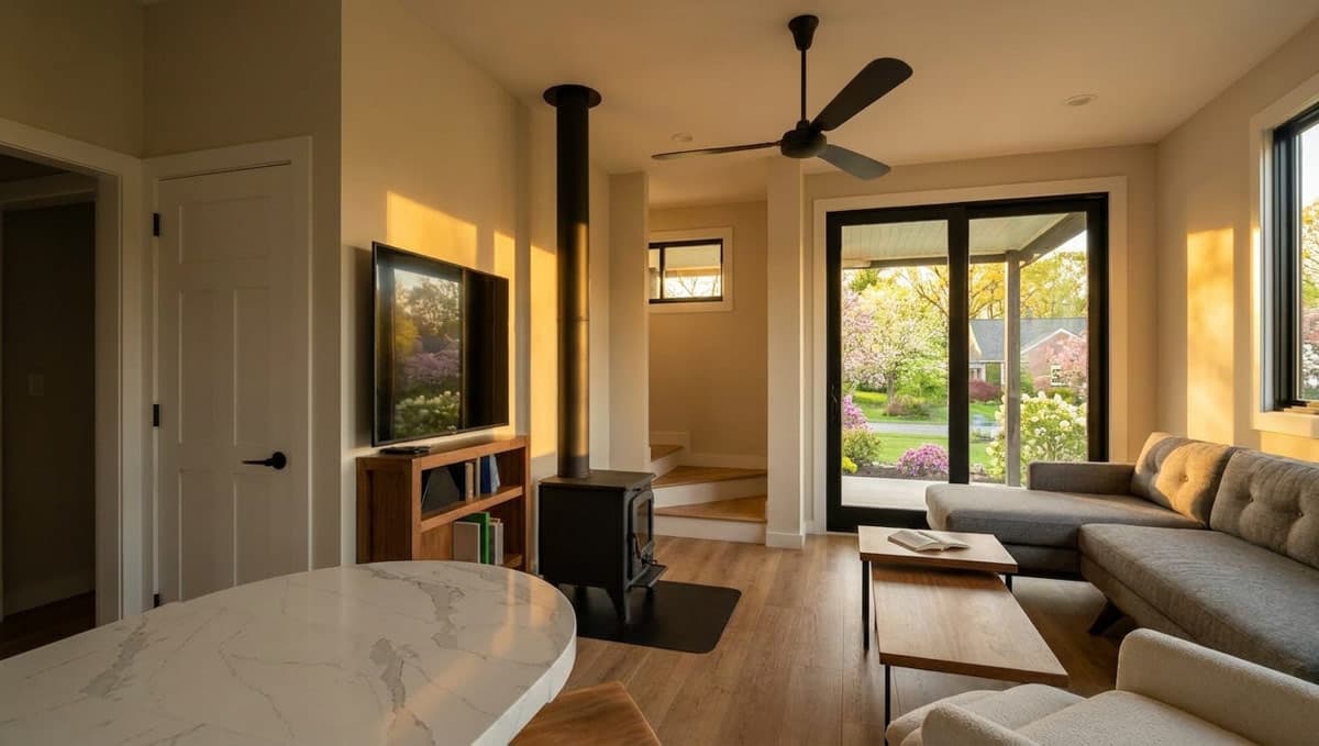 Plan 431007BOX: Box Built 3-Bed Modern Tiny Home Plan - 850 Sq Ft - Image #4 - Contemporary, Modern, Mountain, Transitional, Vacation