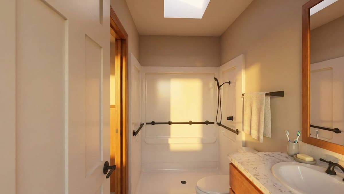 Plan 431007BOX: Box Built 3-Bed Modern Tiny Home Plan - 850 Sq Ft - Image #14 - Contemporary, Modern, Mountain, Transitional, Vacation