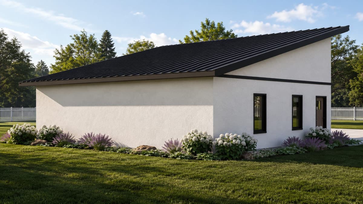 Plan 135451GRA: Modern Three Car Garage House Plan with Sleek Exterior Design - Image #4 - Contemporary, Modern, New American