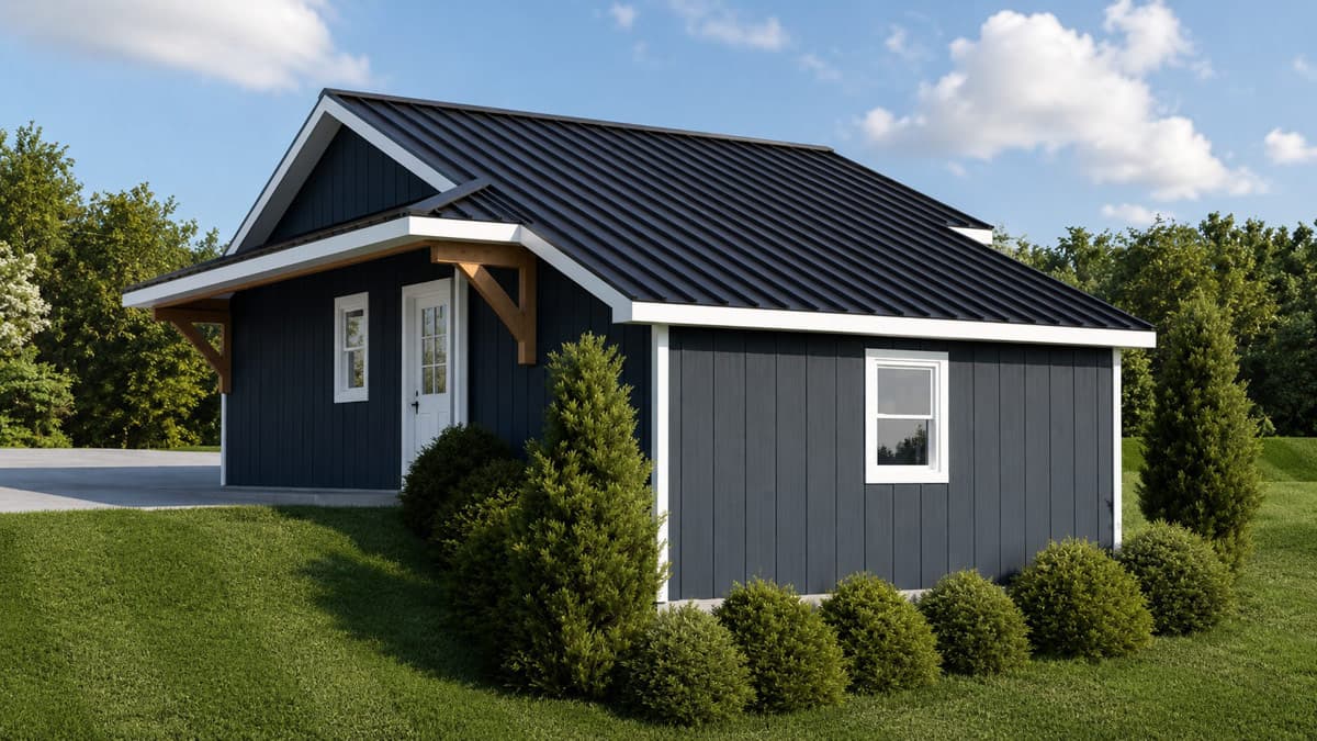 Plan 135452GRA: Two Car Carriage House Plan with Dedicated Storage Space - Image #2 - Carriage, Craftsman, New American