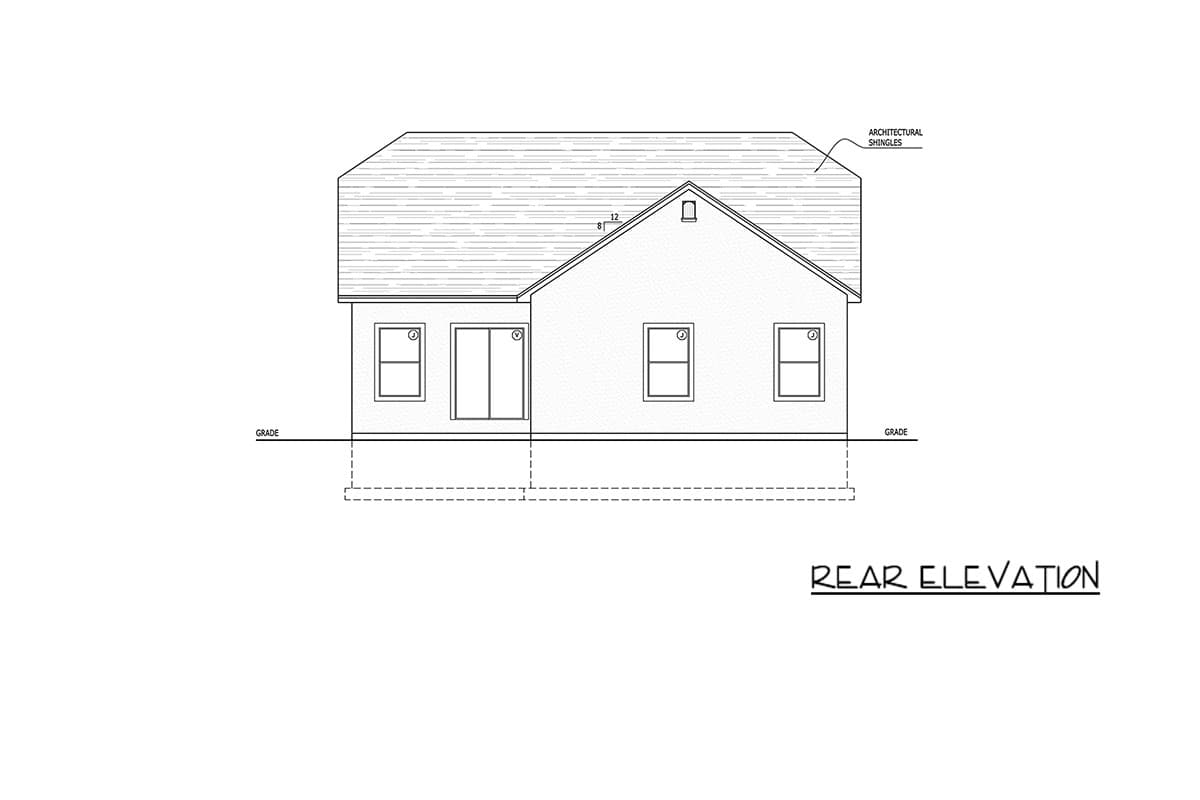 Plan 849122PGE: Craftsman Cottage House Plan with Two to Three Bedrooms - Image #5 - Cottage, Craftsman, Traditional