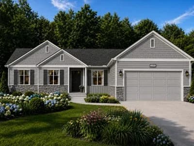 Craftsman House Plan with 3 Bedrooms and 2-Car Garage