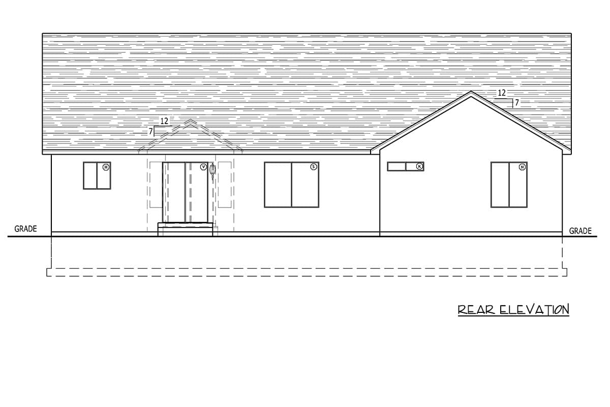 Plan 849128PGE: Craftsman House Plan with Three Bedrooms and Two-Car Garage - Image #5 - Country, Craftsman, Farmhouse, Traditional