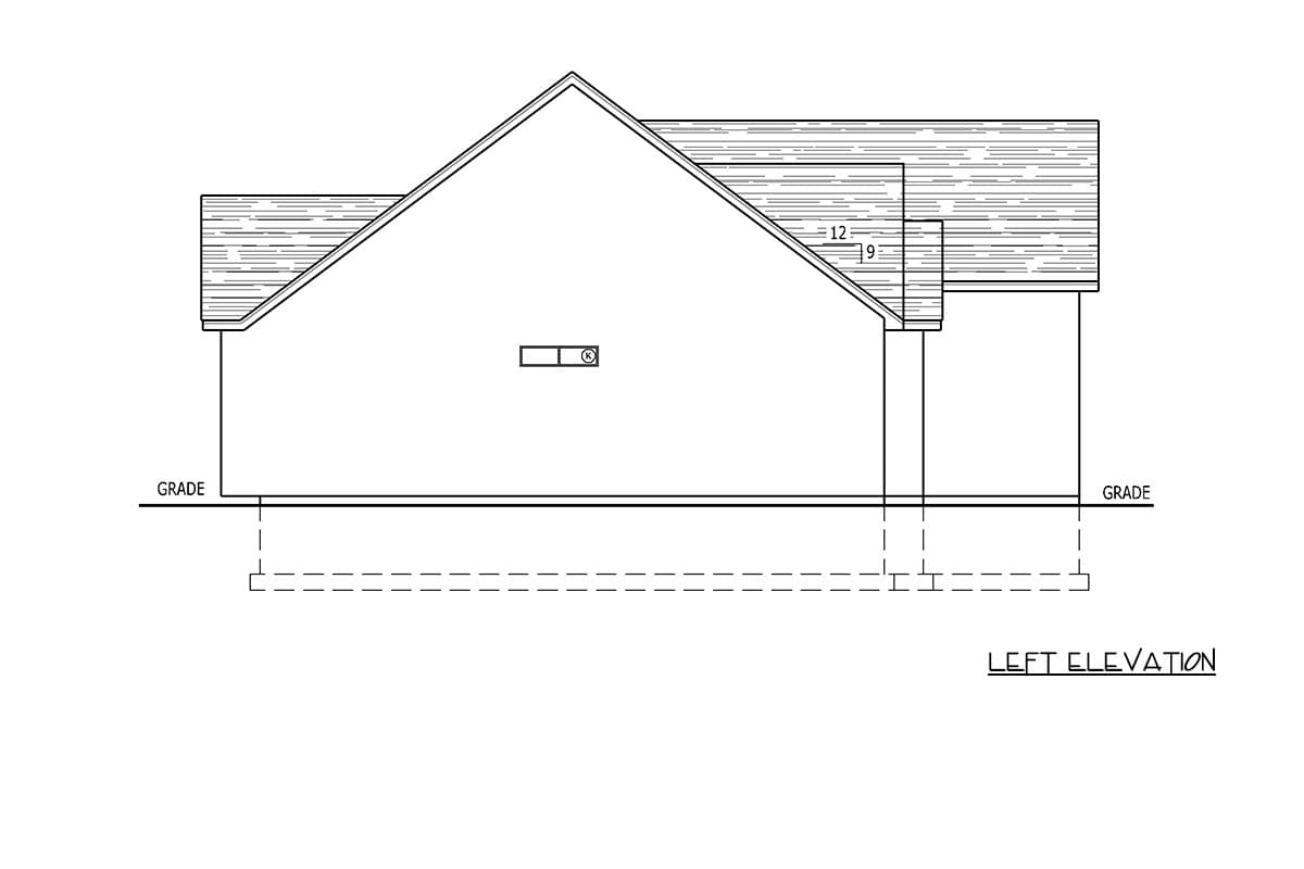 Plan 849128PGE: Craftsman House Plan with Three Bedrooms and Two-Car Garage - Image #4 - Country, Craftsman, Farmhouse, Traditional