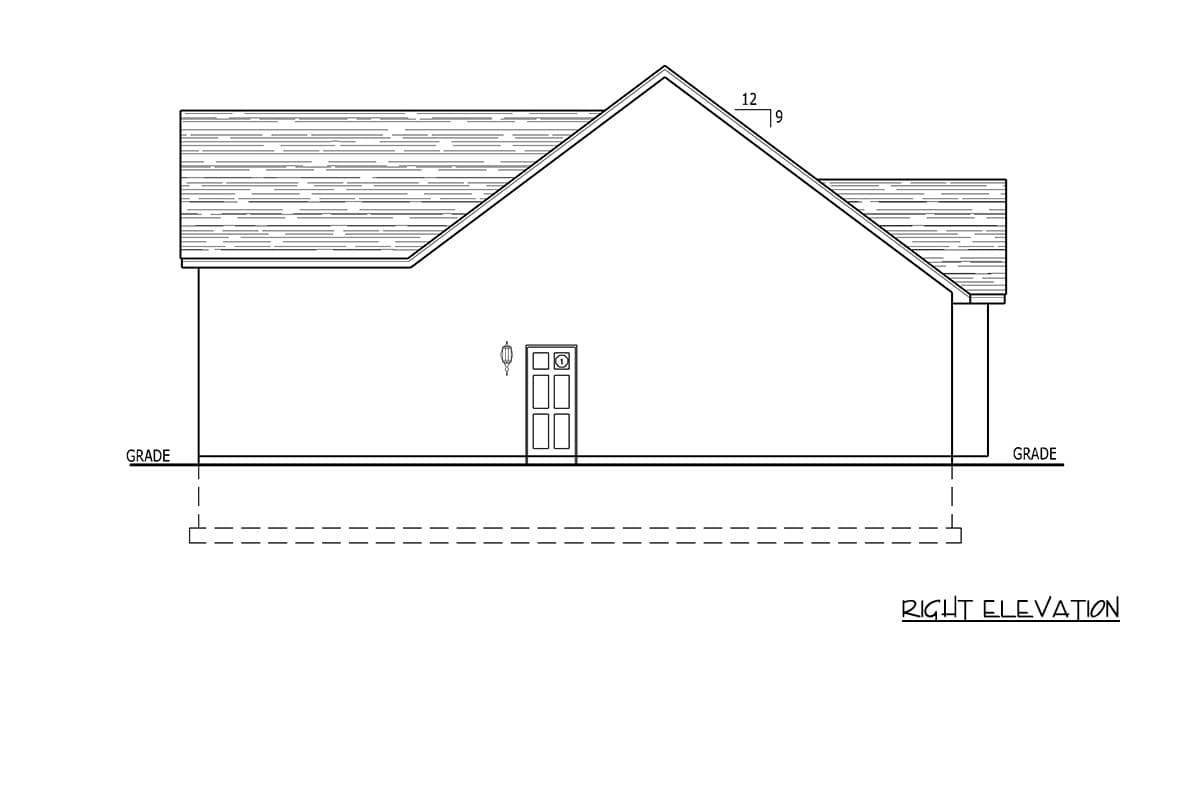 Plan 849128PGE: Craftsman House Plan with Three Bedrooms and Two-Car Garage - Image #6 - Country, Craftsman, Farmhouse, Traditional